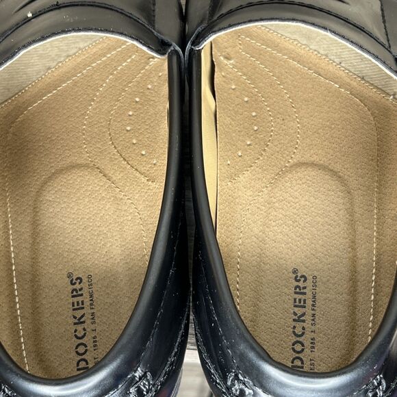 Dockers Black Penny Loafer Shoes Mens 12W Slip On Office Business Dress Preppy - Picture 10 of 10